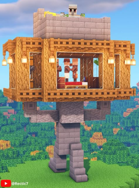 Minecraft Iron Farm, Minecraft Castle Blueprints, Minecraft Iron, Iron Farm, Mine Minecraft, Minecraft Create, Minecraft Music, Minecraft World, Minecraft Structures