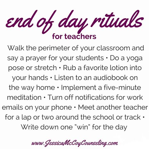 Self-Care for Teachers #selfcare End of Day Rituals for teachers Teacher Self Care, Belly Breathing, Say A Prayer, Prayer For You, Teacher Quotes, Care Plans, School Counselor, School Counseling, Therapy Activities