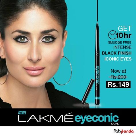 LAKME Eyeconic kajal  Shop Here: http://bit.ly/1CU317h Lakme Eyeconic Kajal, Creative Jewelry Photography, Colour Splash, Sketches Pencil, Art Drawings Sketches Pencil, Jewelry Photography, Creative Jewelry, Art Drawings Sketches, Drawing Sketches