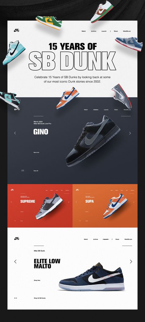 Webdesign Portfolio, Nike Web, Sneaker Website, Ecommerce Web Design, Sports Website, Catalog Cover, Webdesign Inspiration, Publicidad Creativa, Web Design Projects