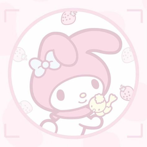 Aesthetic My Melody Pfp, My Melody Aesthetic Icon, Icons My Melody, Pfp My Melody, My Melody Pfp, My Melody Icon, Pink My Melody, Pink Melody, Pink Sanrio