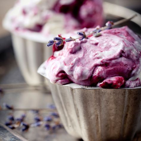 Fresh Blackberry Ice Cream Recipe | Sur La Table Blackberry Ice Cream Recipe, Craving Ice Cream, Blackberry Ice Cream, Lavender Ice Cream, Seasonal Desserts, Ice Cream Recipe, Homemade Ice, Ice Cream Maker, Cream Recipes