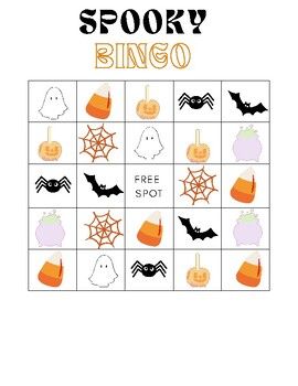 Halloween Icons, Halloween Activities, Bingo, Halloween