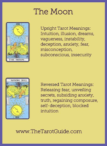 Tarot Flashcards, Arcana Tarot, Card Meanings, Tarot Cards For Beginners, Learning Tarot Cards, The Moon Tarot, Tarot Guide, Free Tarot Reading, Tarot Card Spreads