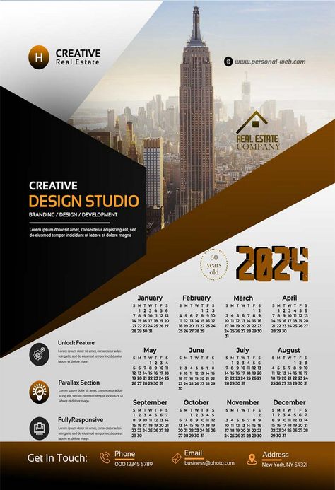 Company Calendar Design, Calender 2024 Designs, Creative Calendar Design, Company Calendars, Wall Calender, Wall Calendar Design, Calendar Designs, Graduation Frame, Calendar Design Template