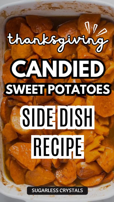 This candied sweet potatoes baked easy recipe is perfect for those who want a simple, yet flavorful side dish. With just a few ingredients, including brown sugar and cinnamon, these candied sweet potatoes in the oven are soft, tender, and delicious. Whether it's for Thanksgiving or a weeknight meal, this dish is always a crowd-pleaser! Sweet Potatoes With Brown Sugar Butter, Oven Candied Sweet Potatoes, Sweet Potato Candied Yams, How To Make Sweet Potatoes In Oven, Baked Sweet Potatoes In Oven, Baked Yams With Brown Sugar, Brown Sugar Sweet Potatoes Baked, Easy Candied Sweet Potatoes, Diced Baked Sweet Potatoes In The Oven