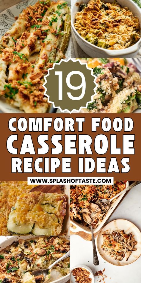 Craving a cozy, comforting meal? Try these 19 easy casserole recipes that are all about simple cooking and heartwarming flavors! From quick assembly to baking, each step is a breeze, and the result is pure comfort— perfect for weeknight dinners, family meals, or meal prep for the week. These dishes are like a warm hug at the end of a long day, offering easy, delicious, and satisfying meals everyone will love. Try these simple casseroles— they’re pure comfort in every bite! Simple Casseroles, Meals Everyone Will Love, Dinners Family, Satisfying Meals, Easy Casserole Recipes, Easy Casserole, Meal Prep For The Week, Warm Hug, Satisfying Food