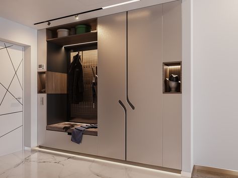 Entrance Door Ideas, Bedrooms With High Ceilings, Wardrobe Makeover Ideas, Modern Wardrobe Design Sliding Doors, Wardrobe Shutter Design, Home Decor Entrance, Modern Wardrobe Design, Decor Entrance, Wardrobe Design Modern