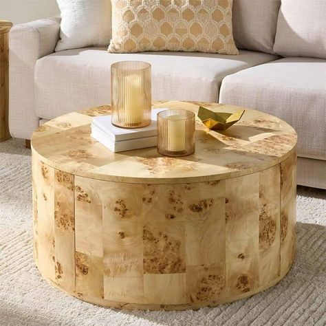 Volume Round Drum Coffee Table … curated on LTK Round Drum Coffee Table, Burl Coffee Table, Country Coffee Table, Coffee Table Light, Burled Wood Coffee Table, Drum Coffee Table, Garden Coffee Table, Better Homes And Garden, Bohemian Interior