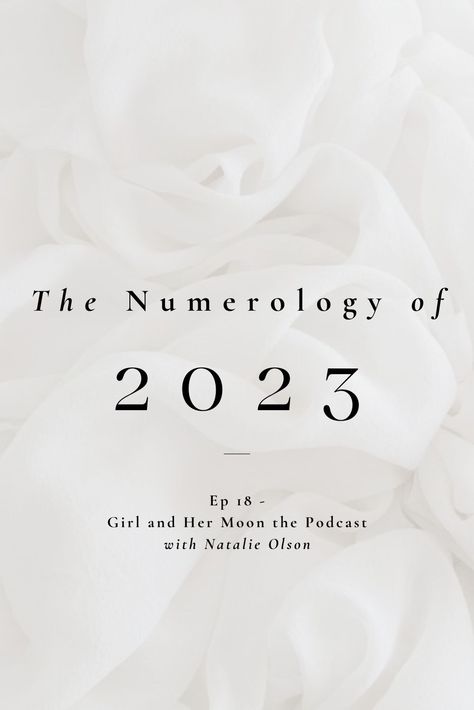 2023 in numerology is an 7 Universal year, the year of the hermit, the mystic, & the realm of spirit.

Together we will explore what that means, how to align with and open to its magic, and uncover how 2022 has been preparing and leading into this spiritual year ahead. The Hermit, The Mystic, Affirmation Quotes, Positive Affirmations, The Year, Affirmations, Meant To Be, Spirituality, Moon