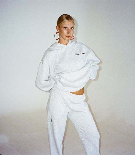 Mode Mischief Studios Essential Sweatsuit. Made ethically in Australia White Sweatsuit, Mode Mischief, Sweat Sets, Vintage Soul, Summer Fridays, Clean Girl, Two Piece Pant Set, Athletic Jacket, Lounge