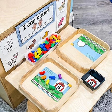 Math Area Preschool, Centers Organization, Prek Centers, Tk Classroom, Invitations To Play, Free Math Centers, Simple Invitations, Preschool Math Centers, Stem Centers