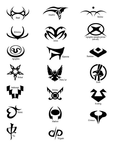 Stargate God Symbols Star Gate Atlantis, Stargate Sg 1, Protection Sigils, Stargate Franchise, Star Gate, Stargate Universe, 1 Symbol, Rpg Ideas, Stargate Sg1