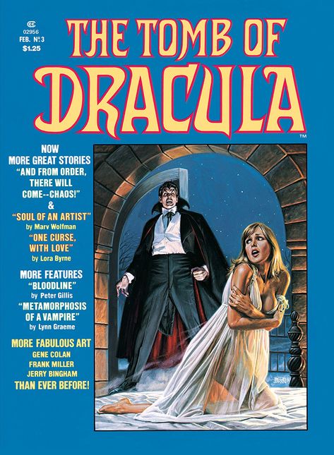 Tomb of Dracula Vol 2 3 | Marvel Database | Fandom Marvel Black And White, Black And White Magazine, Tomb Of Dracula, Frank Miller Art, Dracula Art, Frank Miller, Old Comics, Horror Comics, Pulp Fiction