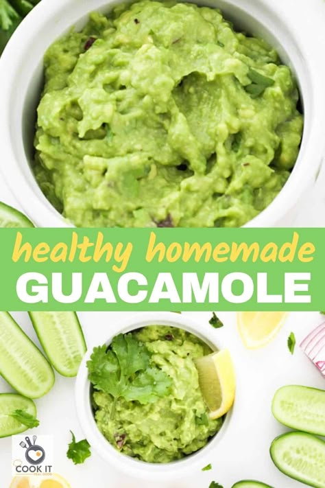 Rotel Guacamole Recipe, Guacamole Recipe No Tomato, Guacamole Recipe Easy Homemade, Healthy Guacamole Recipe, Healthy Guacamole, Homemade Guacamole Recipe, Guacamole Ingredients, Nachos Recipe Easy, Guacamole Recipe Easy