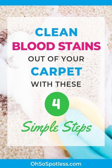 Blood Out Of Carpet, Get Blood Stains Out, Deep Cleaning House, Clean Hairbrush, Carpet Cleaning Hacks, Diy Cleaning Hacks, Speed Cleaning, Unique Finds, Kitchen Cleaning Hacks