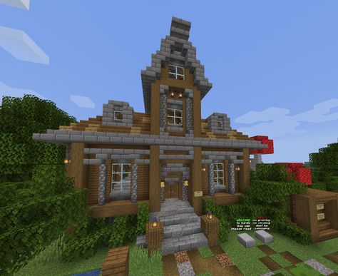 Courthouse Minecraft, Town Hall Minecraft Easy, Minecraft Medieval Town Hall, Minecraft Medieval Courthouse, Minecraft Courthouse, Diy Minecraft Decorations, Minecraft Medieval Village, Cottagecore Minecraft, Diy Minecraft