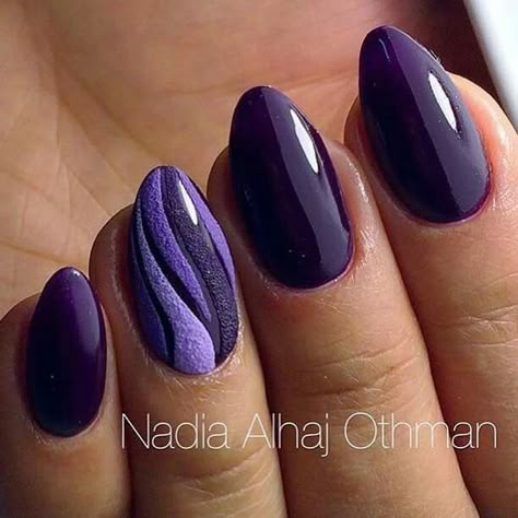 Purple Cute Nails, Nails Ideas For Winter, Cute Nails Ideas, Nails Neutral, Purple Nail Art, Purple Nail Polish, Purple Nail Designs, Nails Purple, Purple Nail