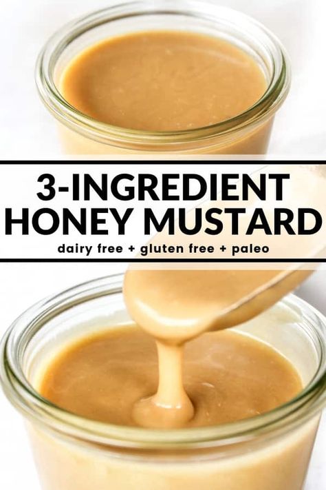 Whole 30 Honey Mustard Dressing, Mustard Wings Recipe, Diy Honey Mustard, Paleo Honey Mustard, Honey Mustard Recipe, Homemade Honey Mustard Sauce, Honey Mustard Salmon Recipes, Honey Mustard Sauce Recipe, Mustard Pretzels