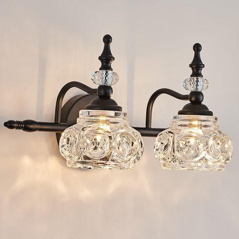 Crystal Bathroom Lighting, Vintage Bathroom Lighting, Vintage Bathroom Vanity, Bathroom Vanity Light Fixtures, Crystal Bathroom, Light Fixtures Bathroom Vanity, Crystal Wall Lighting, Vintage Wall Sconces, Salon Suites