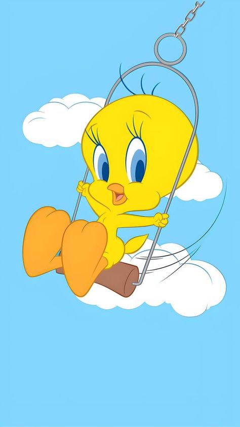 Tweety Wallpapers, R34 Gtr, Disney Fine Art, Tweety Bird, Pretty Images, Bird Embroidery, Samsung Wallpaper, Bugs Bunny, Animal Wallpaper