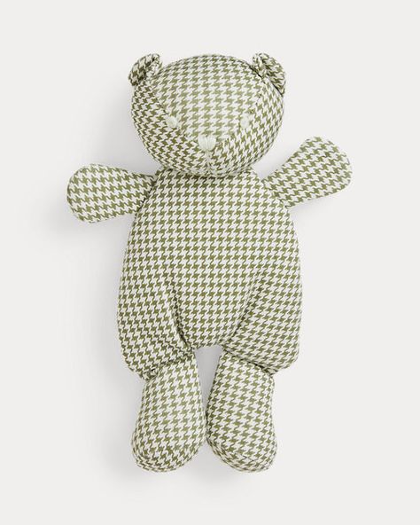 Houndstooth Cotton Interlock Plush Bear Baby Polo, Luxury Baby Gifts, Preppy Boys, Baby Boy Room Nursery, Bear Nursery, Baby Boy Accessories, Nursery Baby Room, Luxury Baby, Baby Christmas Gifts