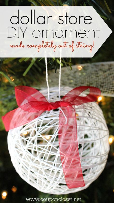 dollar store ornament Diy Snowman Decorations, Diy Christmas Ornaments Easy, Diy Ornament, Homemade Ornaments, Dollar Store Christmas, Easy Christmas Crafts, Easy Christmas Diy, Christmas Ornaments Homemade, Christmas Ornament Crafts