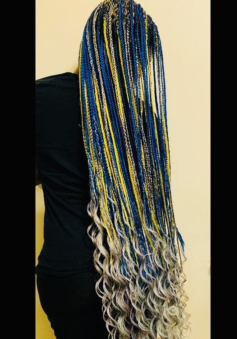 Blond Boho Braids, Big Cornrows Hairstyles, Braid Colors, Big Cornrows, Colorful Braids, Dark Roots Hair, Color Braids, Wigs Braids, African American Braided Hairstyles