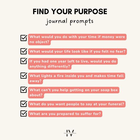 Life Purpose Worksheet, Finding Life Purpose, How To Find Your Life Purpose, How To Find Out What You Want In Life, Find Purpose In Life, Find Your Purpose In Life, Life Purpose Quotes, Life Mastery, Mindfulness Journal Prompts