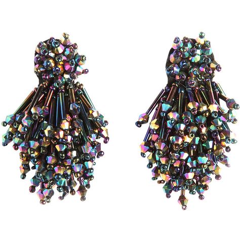 Mignonne Gavigan Burst Oil Slick Earrings (1,340 CNY) ❤ liked on Polyvore featuring jewelry, earrings, grey, post earrings, gray earrings, grey jewelry, leather jewelry and grey earrings Beading Earrings, Mignonne Gavigan, Evening Jewelry, Prom Earrings, Bar Stud Earrings, Beaded Earrings Patterns, Oil Slick, Jewelry Earring, Earring Tutorial