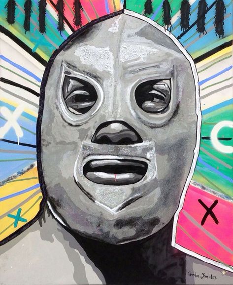 Mexican Graphic Design, Pop Art Aesthetic, Mexican Wrestler, Puerto Rico Art, Mexican Culture Art, Mexico Art, Aztec Art, Mexican Designs, Cover Art Design