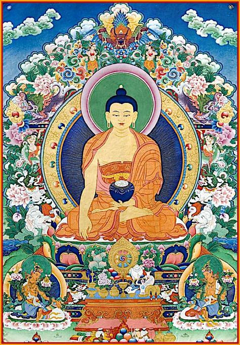 Sakyamuni Buddha, Grounding Meditation, Thangka Art, How To Meditate, Buddhist Practices, Eastern Philosophy, Thangka Painting, Tibetan Art, Buddha Image