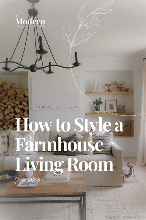 Step into the world of rustic charm and timeless elegance with these 17 farmhouse living room ideas. From cozy throws to distressed furniture, this collection will inspire you to create a space that would make Chip and Joanna Gaines proud. Get ready to add warmth, character, and a touch of modern farmhouse style to your home. Don't miss out on these stunning ideas - start transforming your living room today! New Farmhouse Decorating Ideas, Joanna Gaines Living Room Ideas, Chip And Joanna Gaines House, Chip And Joanna Gaines Farmhouse, Living Room Inspiration Farmhouse, Small Farmhouse Living Room, Joanna Gaines Living Room, Barnwood Dining Table, Modern Farmhouse Living Room Ideas