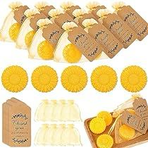 Mexican Wedding Decor, Autumn Bridal Shower, Fall Party Favors, Fall Wedding Favors, Sunflower Soap, Kraft Paper Tags, Autumn Bridal, Sunflower Baby Showers, Party Favors For Adults