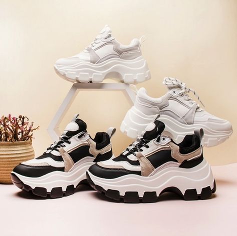 Grunge Shoes, 40 Women, Fashion Shoes Sandals, Spring Sneakers, Chunky Shoes, High Sneakers, Pu Heels, Girly Shoes, Sneakers Women