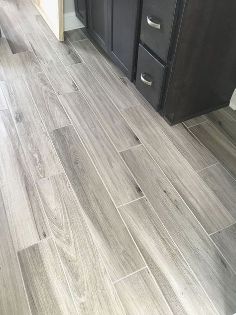 Shop our selection of Wood, Gray, Tile in the Flooring Department at The Home Depot. Jun 8, 2018- Explore salva samperio’s board “Grey wood tile” on Pinterest.  See more ideas about Bathroom remodeling, Apartment bathroom design and . We have a solution for you! Check out these alternative options that offer the best of both worlds. . It has the look of weathered wood with the durability of a tile. 15 Mind-Blowing Kitchen Flooring Ideas – BEST Photos and Galleries . Kauri Rustic Grey Wood Effect Gray Wood Tile Flooring, Apartment Bathroom Design, Grey Wood Tile, Plank Tile Flooring, Wood Tile Bathroom, Wood Plank Tile, Grey Wood Floors, Wood Tile Floors, Floor Remodel