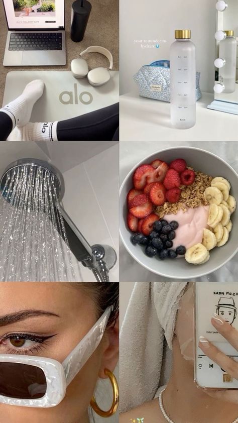 Glow Up Vision Board, Glow Up Aesthetic, Glow Up Checklist, Up Aesthetic, Clean Lifestyle, Healthy Motivation, Healthy Lifestyle Motivation, روتين العناية بالبشرة, Healthy Girl