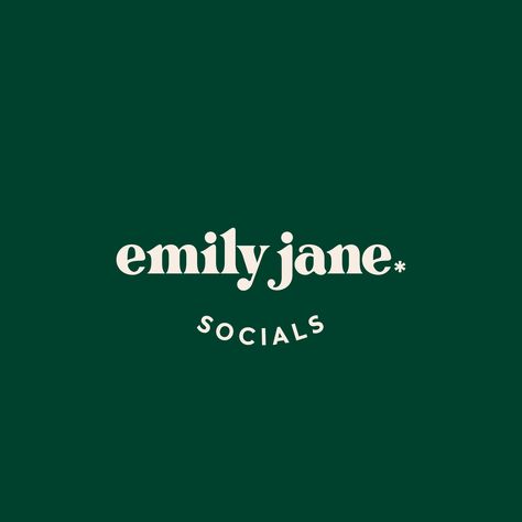 Social Media Manager Logo, Social Club Logo, Social Media Marketing Logo, Management Logo, Green Event, Emily Jane, Professional Branding, Nails Salon, Marketing Logo