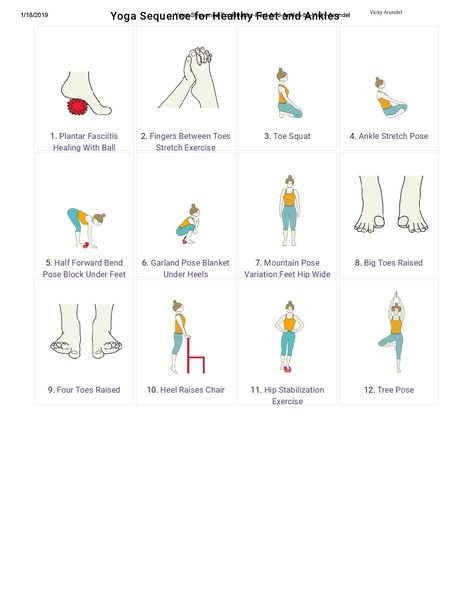 A Yoga Sequence for Healthy Feet and Ankles Yoga Poses For Calves, Yoga Feet Stretch, Feet Yoga Stretches, Toe Yoga Exercises, Ankle Stretches For Runners, Yoga Feet Poses, Feet Stretches, Feet Workout, Lower Back Yoga