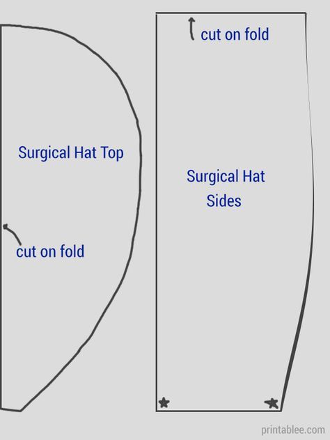 Free Surgical Cap Pattern, Surgical Hat Pattern Free, Free Surgical Scrub Hat Patterns, Nurse Hat Pattern Printable, How To Make A Scrub Cap, Ponytail Scrub Hat Pattern Free, Surgical Caps Pattern Free, Diy Scrub Cap Hat Patterns Free, Scrub Cap With Ponytail Pattern Free