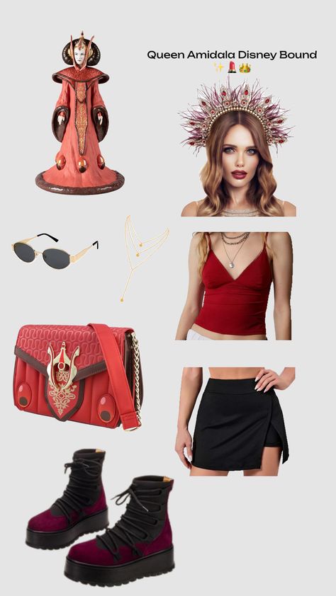 Queen Amidala Disney Outfit ✨💄👑 #disneybound #queenamidala #outfit #disney Outfit Disney, Queen Amidala, Disney Outfit, Padme Amidala, Disney Bound Outfits, Disney Inspired Outfits, B Fashion, Disney Star Wars, Disney Outfits