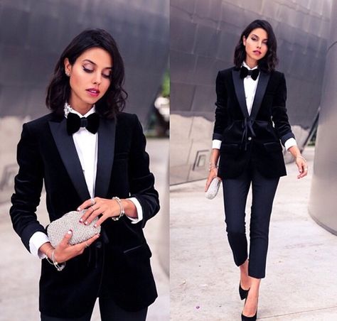 Female tux Female Tux, Groomsmen Outfits, Tuxedo Women, Prom Suits, Woman Suit Fashion, Prom Outfits, Mode Inspo, Suit Fashion, Up Girl