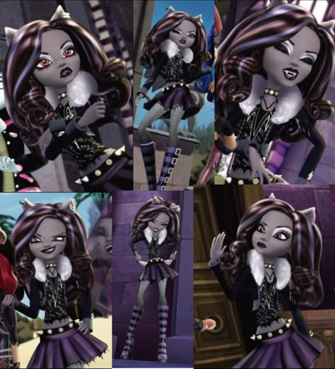 Monster High 13 Wishes "Shadow Clawdeen" reference Monster High Shadow Ghouls, 13 Wishes Clawdeen, 13 Wishes Monster High, Clawdeen Monster High, Monster High 13 Wishes, 13 Wishes, Monster High Clawdeen, Howleen Wolf, Monster High Aesthetic