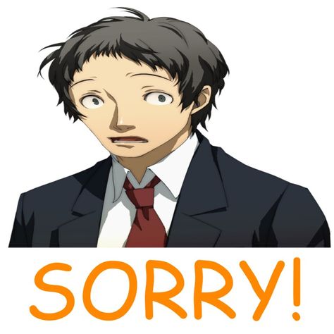 tohru adachi persona 4 reactions sorry Adachi Persona, Persona 4 The Animation, Persona 4 Manga, Tohru Adachi, Persona 4 Golden, Social Link, Police Detective, Shin Megami Tensei, Persona 4