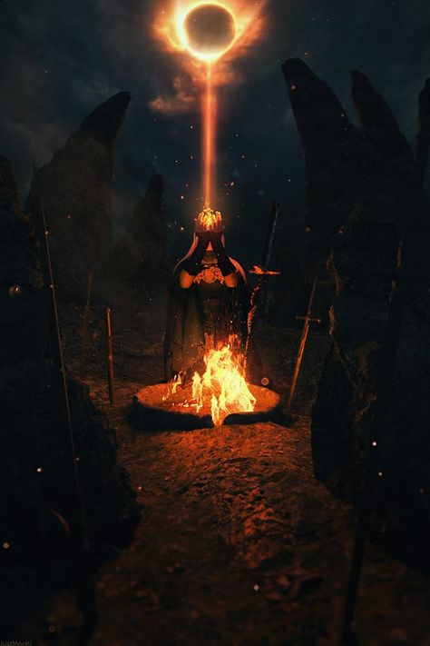 Fire Keeper, Eternal Flame, Dark Souls 3, Creatures Art, Dark Soul, Me Photo, Mythical Creatures Art, Dark Souls, Creature Art