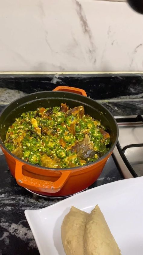 62K views · 2.4K reactions | On some Sundays we eat Soup and Swallow and allow rice breath 😂 Okro soup has to be one of my best soups to make and mostly enjoyed with oat swallow 😂 I crave this more on cold days. How do you like to have your okro soup #sundayfood #foodie #chefego | Ego’s kitchen•Fresh veggies | Crayon · Ngozi Okro Soup, Soups To Make, Swallow Food, Best Soups, Fresh Veggies, Cold Day, Oats, Soups, Crayon