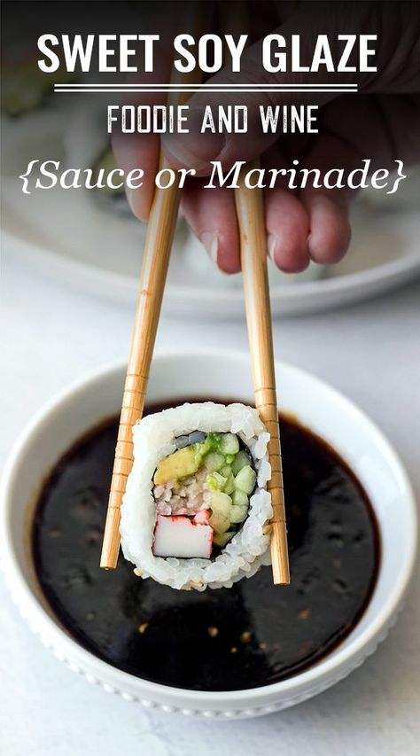 Sauce For Sushi Bowl, Kimbap Sauce Recipe, Sushi Sauce Recipes Sweet, Sweet Sushi Sauce, Sushi Soy Sauce Recipe, Sushi Bowl Sauce, Sushi Sauce Recipes, Sweet Soy Glaze Recipe, Sushi Dipping Sauce