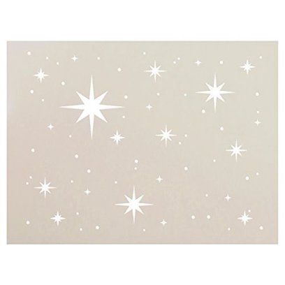 Stencils & Templates - Walmart.com 26 Tattoo, Stars Stencil, Ceiling Murals, Home Nursery, Star Stencil, Twinkle Star, Stencil Template, Farmhouse Style Decorating, Stencils Wall