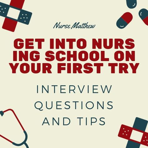 Preparing For Nursing School, College Interview Outfit, College Interview Questions, Nursing School Interview, Graduate Nursing School, Nursing Interview Questions, School Interview Questions, Nursing Interview, College Interview