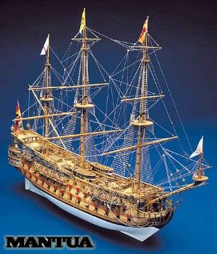 Ship model San Felipe, wooden kit Mantua Panart (www.victoryshipmodels.com) British Navy Ships, Tall Ship Model, Model Sailing Ships, Sailing Ship Model, Model Ship Kits, Wooden Model Boats, Scale Model Ships, Model Ship Building, Wooden Ship Models